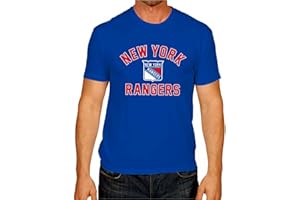 Wright & Ditson NHL Adult Game Day T-Shirt - 100% Cotton - Tagless Hockey Tee - Short Sleeve - Comfortable and Lightweight