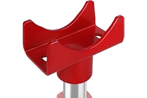 RV Bottle Jack Axle Adapter, Heavy Duty Bottle Jack Axle Cradle Saddle for 2" 3" 4" Round & 2" Square Axle Tubes, Fits ≤1.5" 