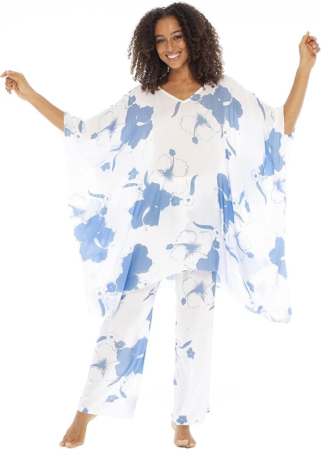 Back from Bali Womens Loungewear Set 2 Piece Soft Flowy Boho Pajama