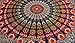 CORs Multi-colored Mandala Tapestry Indian Wall Hanging, Bedsheet, Coverlet Picnic Beach Sheet , Superior Quality Hippie Wall Tapestry or Bedspread in Organic Cotton Tree of Life 95 x 85 Inches