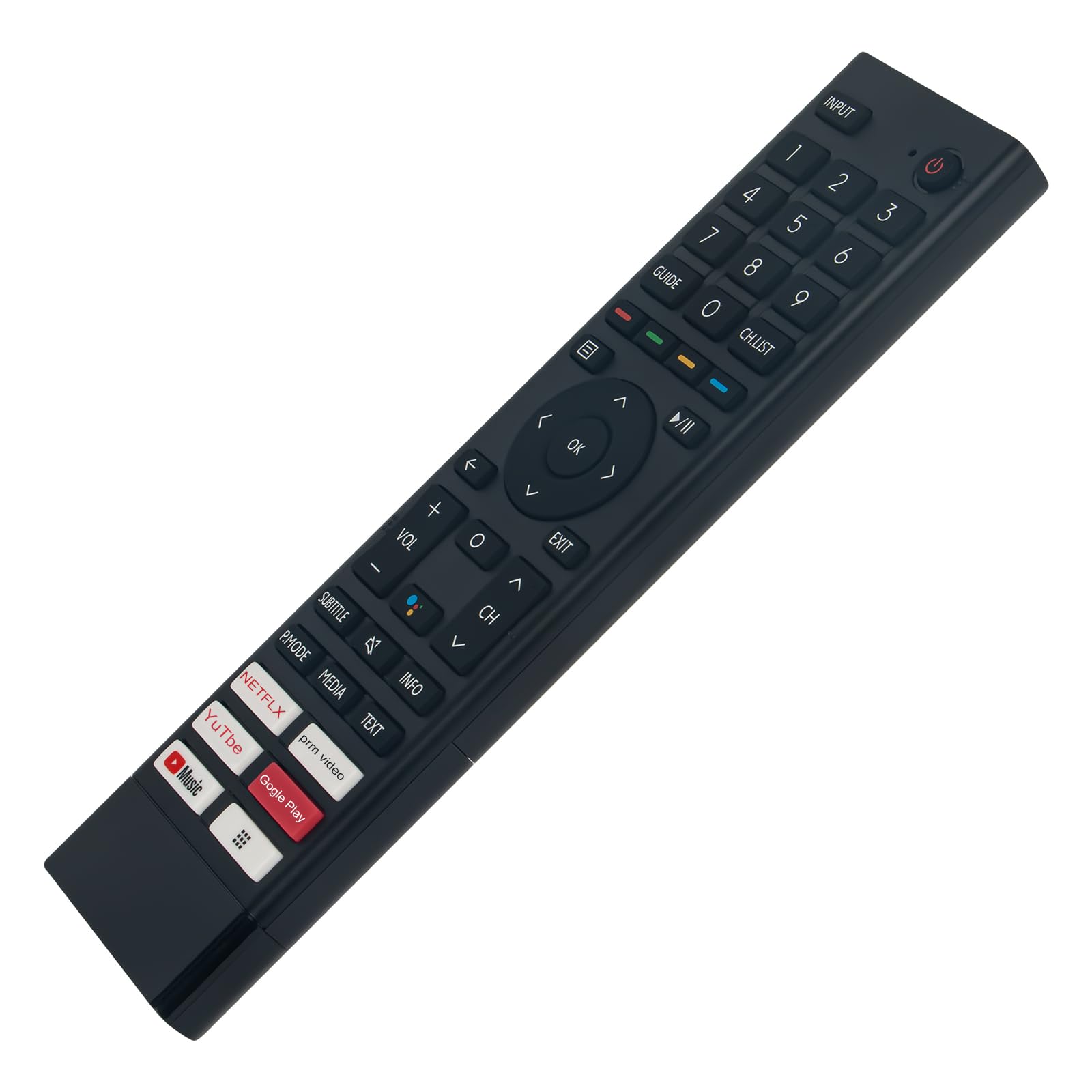 ERF3L80 VINABTY Replace Voice Remote Control Fit for Hisense E4G Series HD Ready LED Smart Android TV 32A4G 32E4G 43A4G