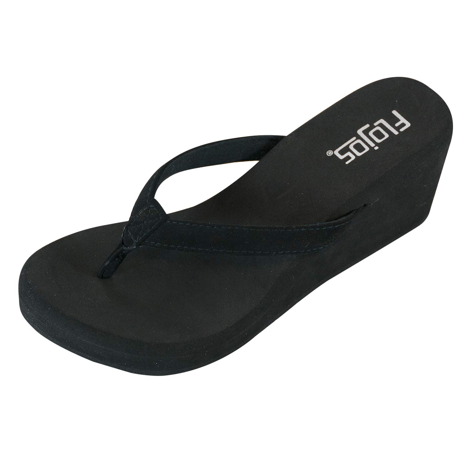 black flojos flip flops