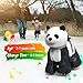 Hoverheart Rechargeable 6V/7A Plush Animal Ride On Toy for Kids (3 ~ 7 Years Old) with Safety Belt (Panda)