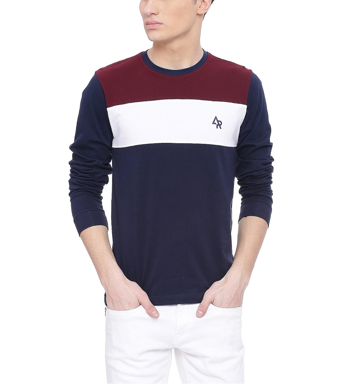 adro men's cotton full sleeve t-shirt