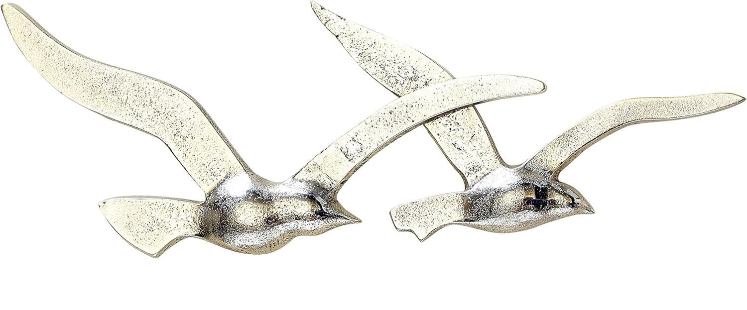 Boltze 1014713 Bird Wall Decoration Metal Birds Maritime Design Wall Picture for Hallway/Living Room/Dining Room