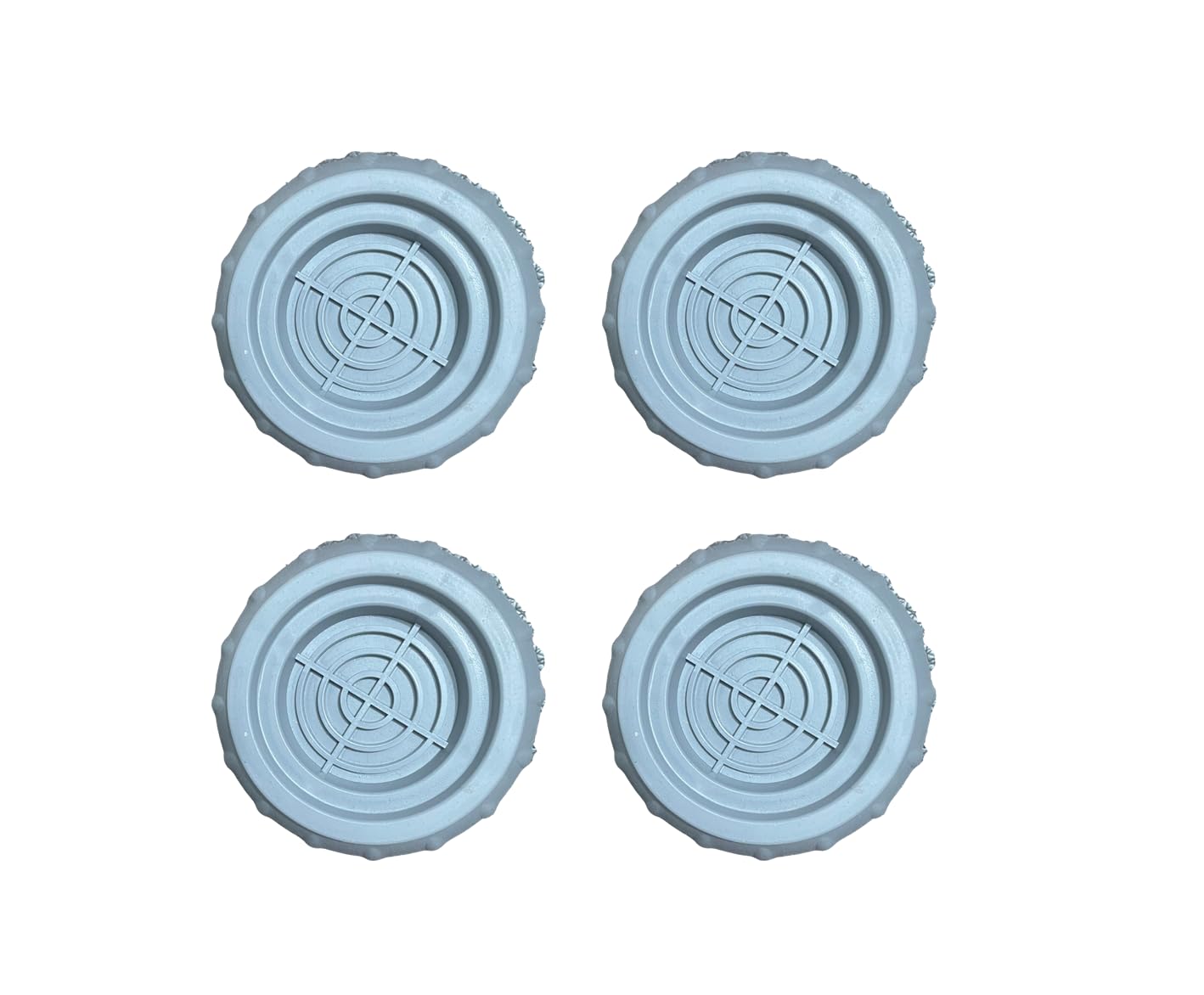 Photo 1 of Generic Anti-Vibration, Anti-Walk Rubber Washing Machine & Dryer Feet Pads - 4Pcs. (Grey, Round, Rubber)