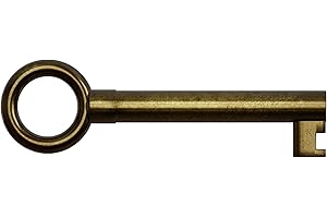 NATIKON KY-13 Statutory Hollow Barrel Skeleton Key (Antique Brass)