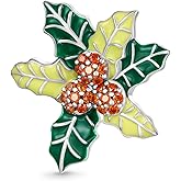 GNOCE Christmas Mistletoe Charm Sterling Silver Bead Christmas Charm Fit Bracelet/Necklace for Women Wife/Jewelry Gift