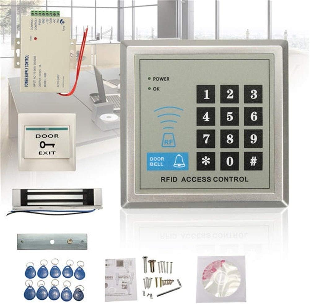 Card Password Door Lock Digital Touch Keypad Electric Access Control ID Password Safty Entry System Door Lock Magnetic Set,security