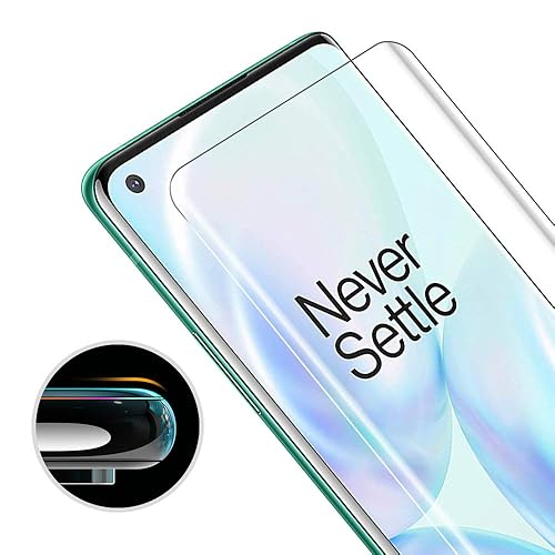 AsBellt Screen Protector for OnePlus Pro Tempered Glass with Camera Lens  Protector, 1pc 3D Glass Screen Prot