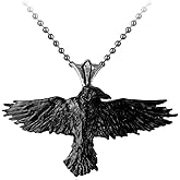Black Raven Alchemy Gothic Necklace