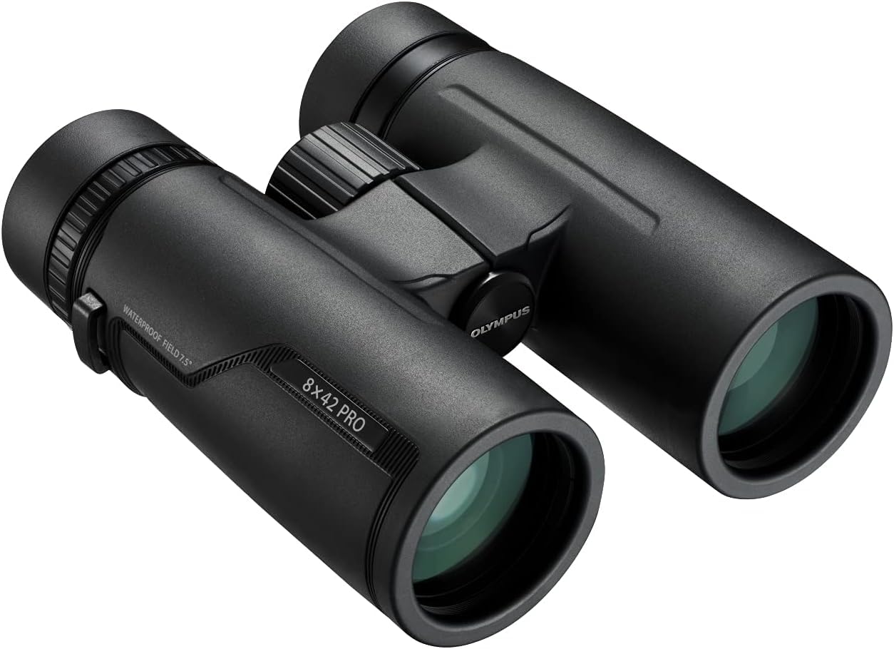 Olympus 8x42 PRO Waterproof Binoculars with Nano Coating & Case - Ideal for Nature Lovers & Birdwatching