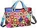 Heshe Women's Hobo Shoulder Bags Cross Body Tote Handbags Purses with Flower Summer Style (Colorful-2B4037)
