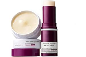 Eye Care Duo Calcium Multi Balm Stick + Hydrogel Under Eye Patches 30 Pairs, Anti-Aging, Wrinkle Reducing, Hydrating & Firmin