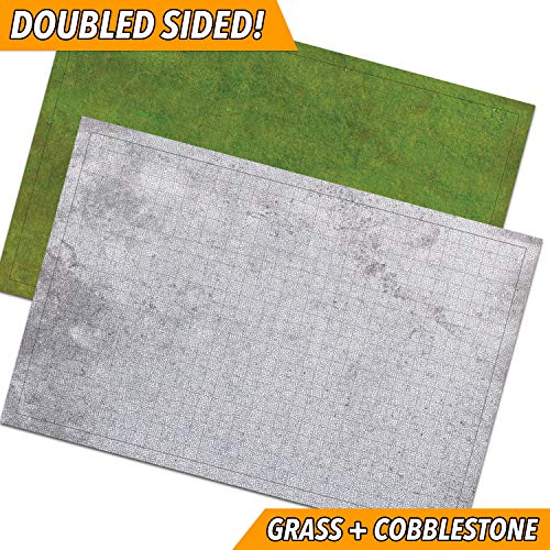 RPG Battle Game Mat 6 Pack Dry Erase Double Sided 36" x 24" (12