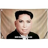 3x5 Ft Kim Polyester Tapestry Flags with 4 Grommets - Kardishi-Un Funny Single Sided Flag Banner for College Party Indoor and Outdoor Decor - This Beautiful Entertaining Banner Flag for College Dorm