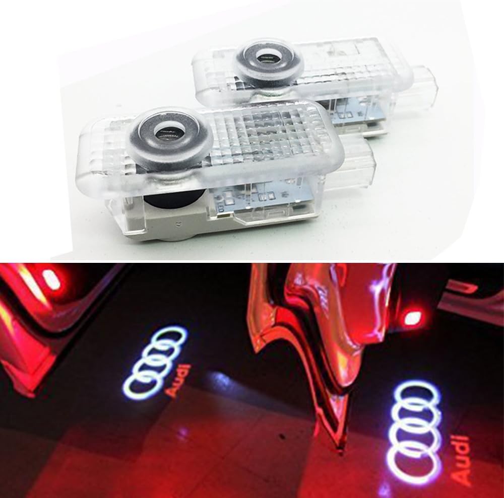 HConce Welcome Lamp Logo Light Compatible with Audi Car Door LED Lighting Entry Ghost Shadow Projector
