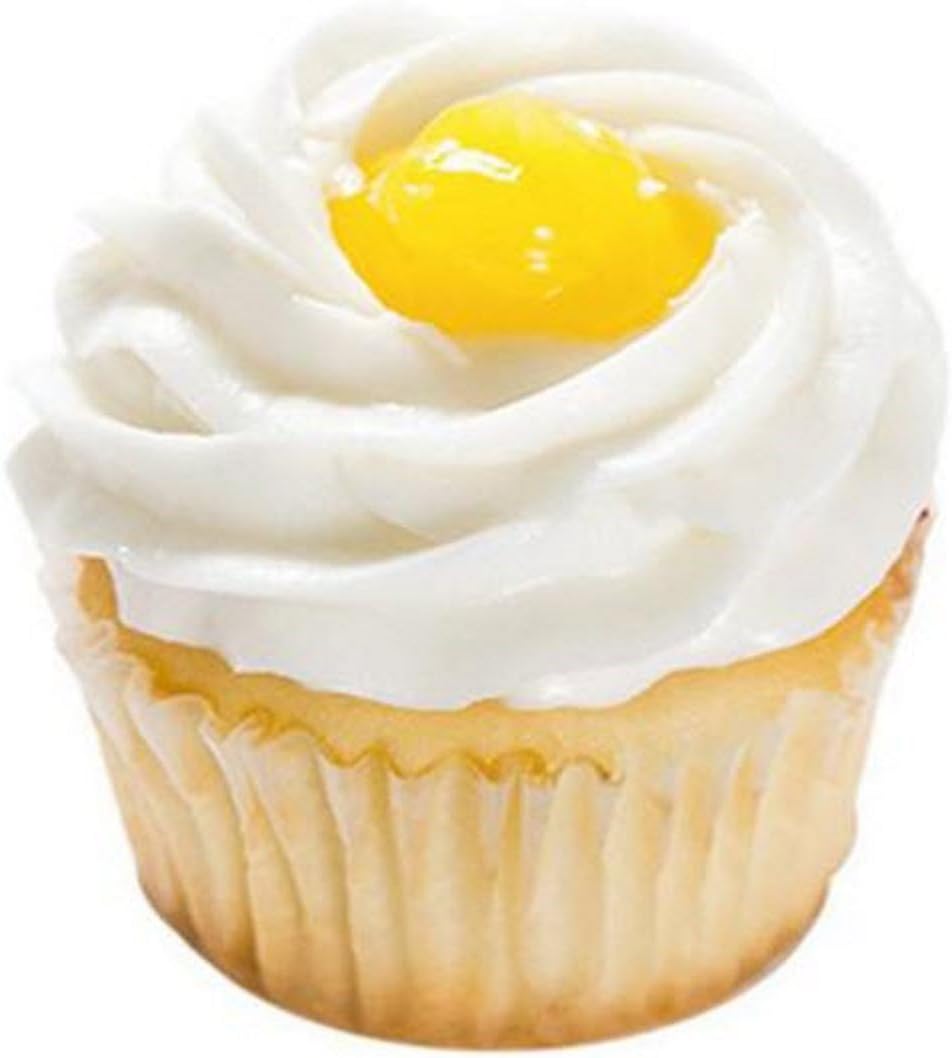 Lemon Cake Cupcakes - Lemon Curd Custard Vanilla Buttercream Dessert - 12 Pack - Baked Fresh Day of Order