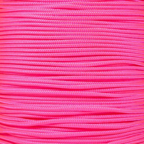 West Coast Paracord 3 Strand Nylon Certified Type II 325 Paracord (Neon Pink, 50 Feet)