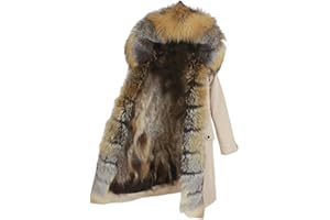 X-long Waterproof Parka Winter Jacket Women Real Fur Coat Natural Raccoon Fur Hood Fox Fur Detachable Streetwear
