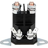 Tecreddy 117-1197 Starter Solenoid for Toro Timecutter ss5000 z4200 ss4225 ss4235 Exmark Zero Turn Lawn Mower, Replace Part #784-1221-210 104-3189 E513075 1-513075 212655 28-4210 47-1910