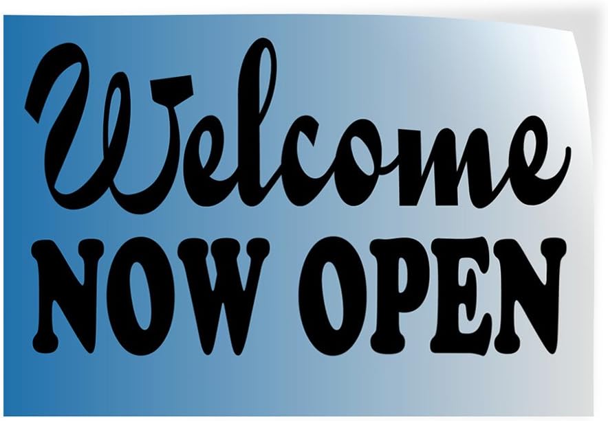 2 Business Now Open Banner Outdoor Store Sign Aqua-Blue 30inx20in Set of 10  Decal Sticker Multiple Sizes Welcome Now Open Retail Store Fixtures u0026  Equipment thekingsarms-wing.co.uk