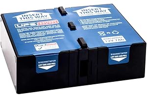 UPSBatteryCenter® APCRBC123 Compatible Replacement Battery Pack for BX1300G-CA Model of The APC Back-UPS XS 1300VA