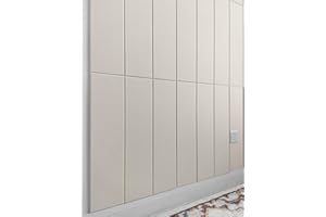 Shiplap Felt Wall Panels for Interior Wall Decor, Accent Wall Paneling for Bedroom Living Room & Office, Peel and Stick, Soun