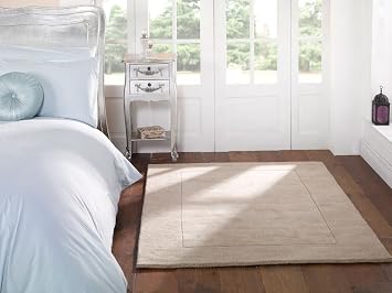 Etrading1 Toskana Siena Wolle Teppich Wolle Natur 160 Cm X 230