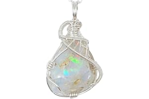 Designs by Nature Gems - Handcrafted Polished Pendant Necklace in Sterling Silver | Reversible 18" Chain
