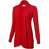 Allsense Women's Open-Front Cardigan Sweater with Pocket