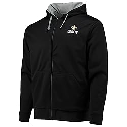 dunbrooke Men's Black/Gray New Orleans Saints