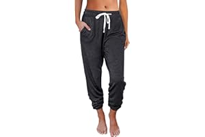 AUTOMET Women's Cinch Bottom Sweatpants Athletic Joggers Lounge Pants with Pockets