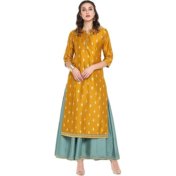 Salwar Kameez Ladyline In Seta Maslin - Abito Indiano Ricamato Con Dupatta