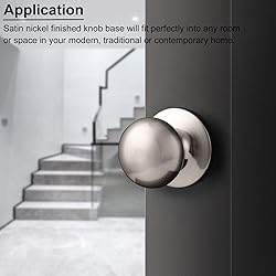 Knobonly 6 Pack Passage Door Knob Sets Door Handle