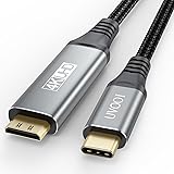 UVOOI USB C to Mini HDMI Cable 6FT, High Speed USB