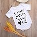 TRURENDI Newborn Baby Boy Girls Infant Casual Romper Jumpsuit Bodysuit Clothes Outfits (0-6 Months) White