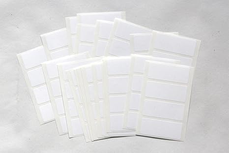 coloured self adhesive labels