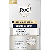 RoC Derm Correxion® Neck Cream with Hyaluronic Acid and Advanced Retinol to visibly Tighten & Lift Horizontal Neck Lines, Fac
