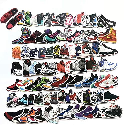 Little Roger Pack of 100 stickers pack graffiti decal, retro sneakers sticker, waterproof vinyl sticker for laptop, suitcase, children, skateboard, car, motorcycle, snowboard [one way]