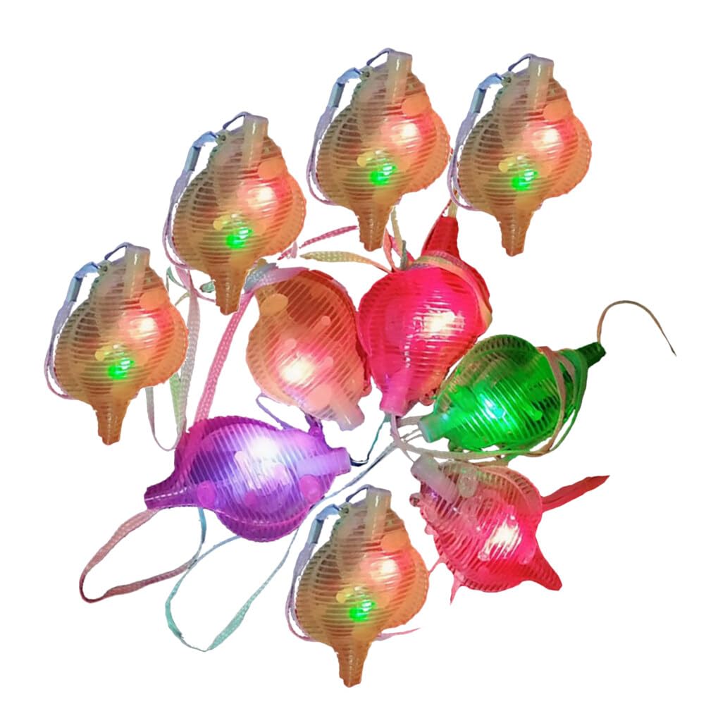 STOBOK Glowing Conch Whistle with Three Flashing Modes Lightweight Luminous Party Noisemaker for Kids Night Events and Outdoor Fun Glow in Dark Toy