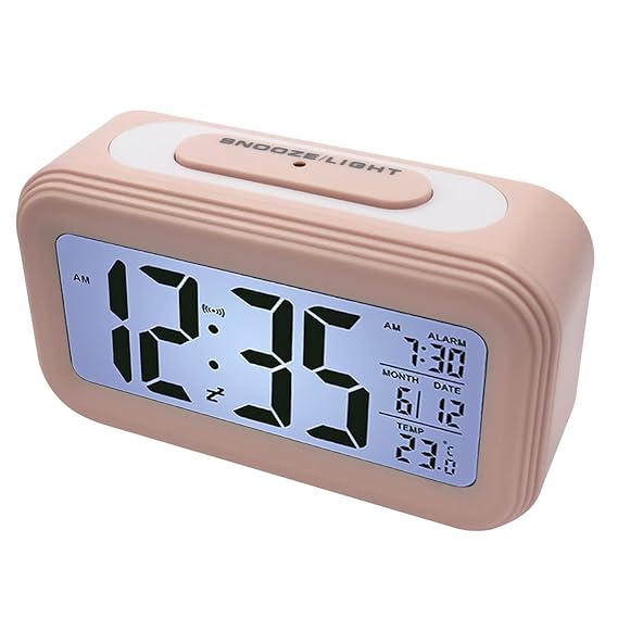 Sveglia Unicorno Bambina HOAQPPOY - Digitale Con Temperatura, Data E Snooze, Regalo Carino Rosa - Foto 4