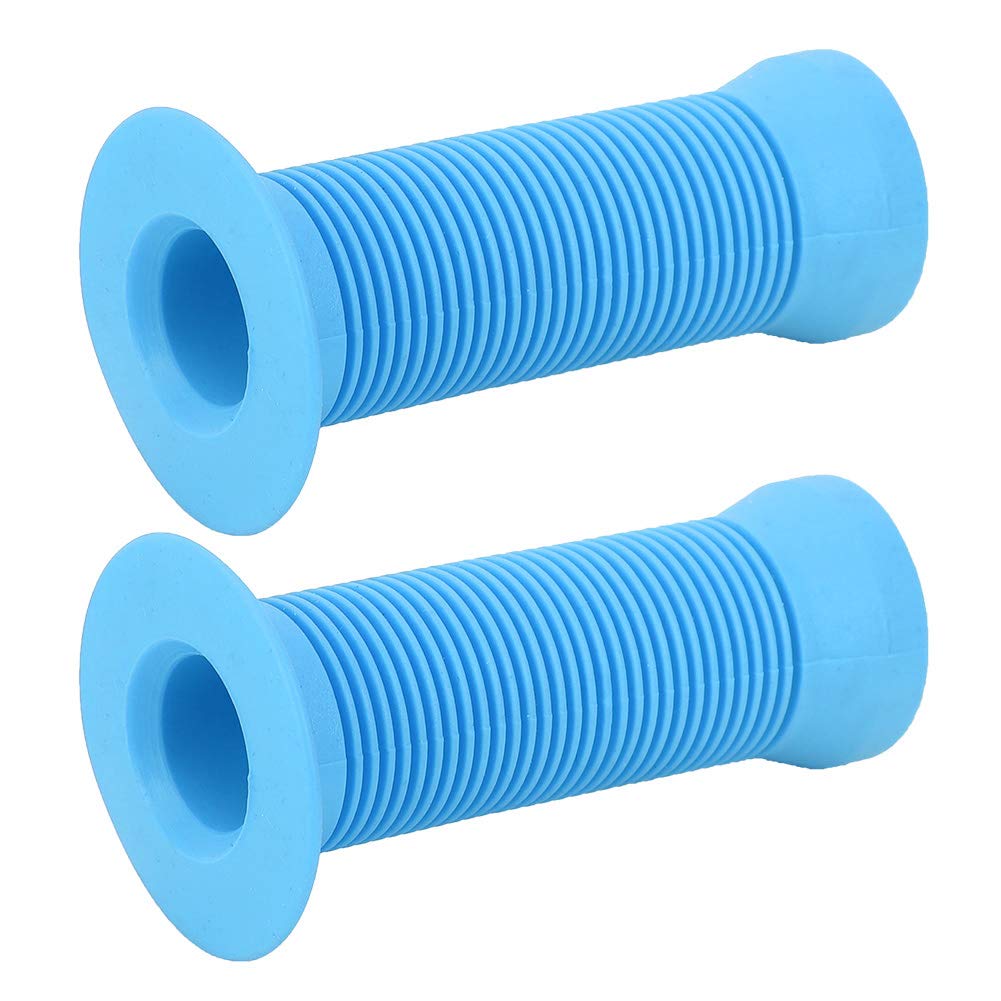 Bike Handlebar Grips, Mountain Bike Grips for Kids - Anti-Slip Mushroom Design, 22.2mm Blue