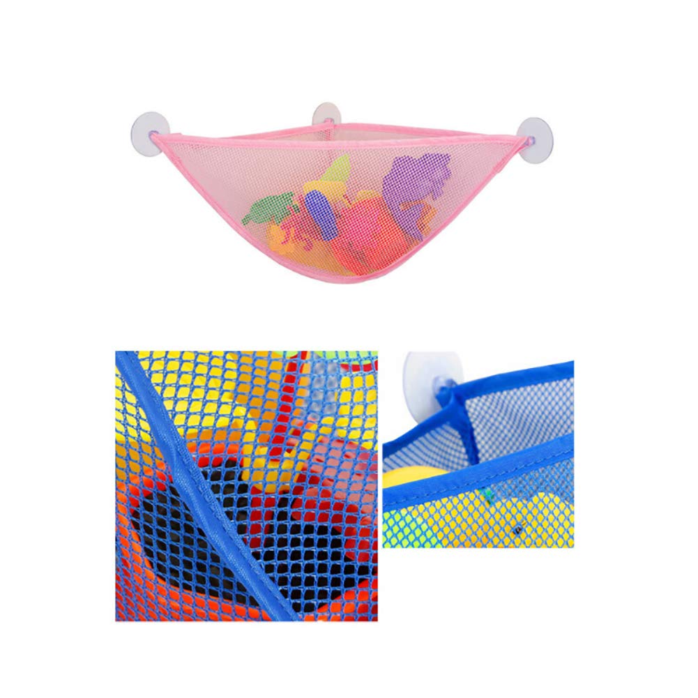 KINJOHI 1pc Organizador del tenedor del juguete del baño Malla Red