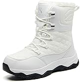 ROVELLIA Snow Boots for Women Waterproof Mid-Calf Booties Winter Hiking Boot Durable Warm Winter Outdoor Footwear Fur Lined Boot Non-Slip Climbing Shoes