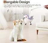 Migipaws Rechargeable Flapping Bird Cat Toy with USB Chargeable Sandpiper Chirp view 6