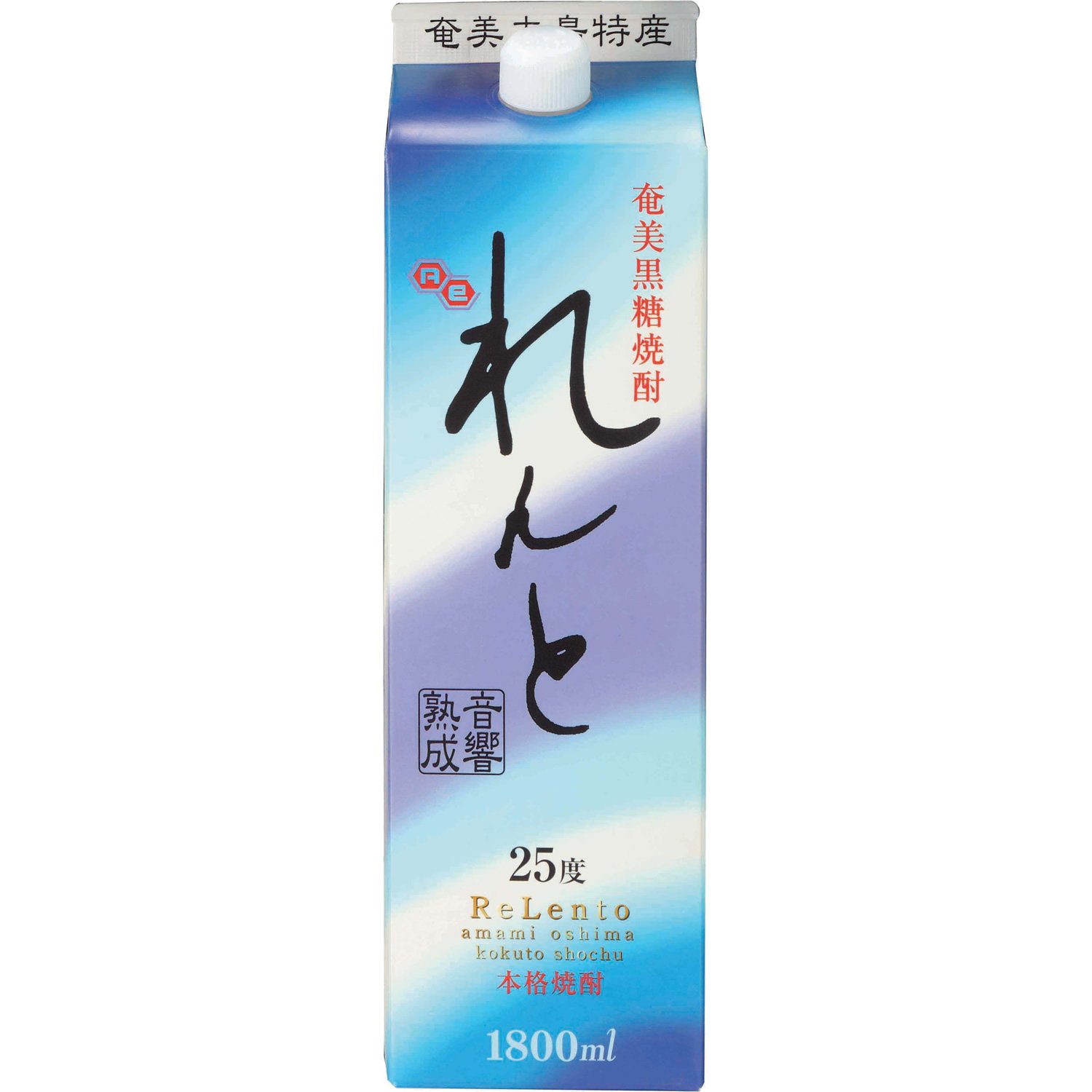 奄美大島開運酒造 れんと 黒糖 紙パック [ 焼酎 25度 鹿児島県 1800ml ]商品画像
