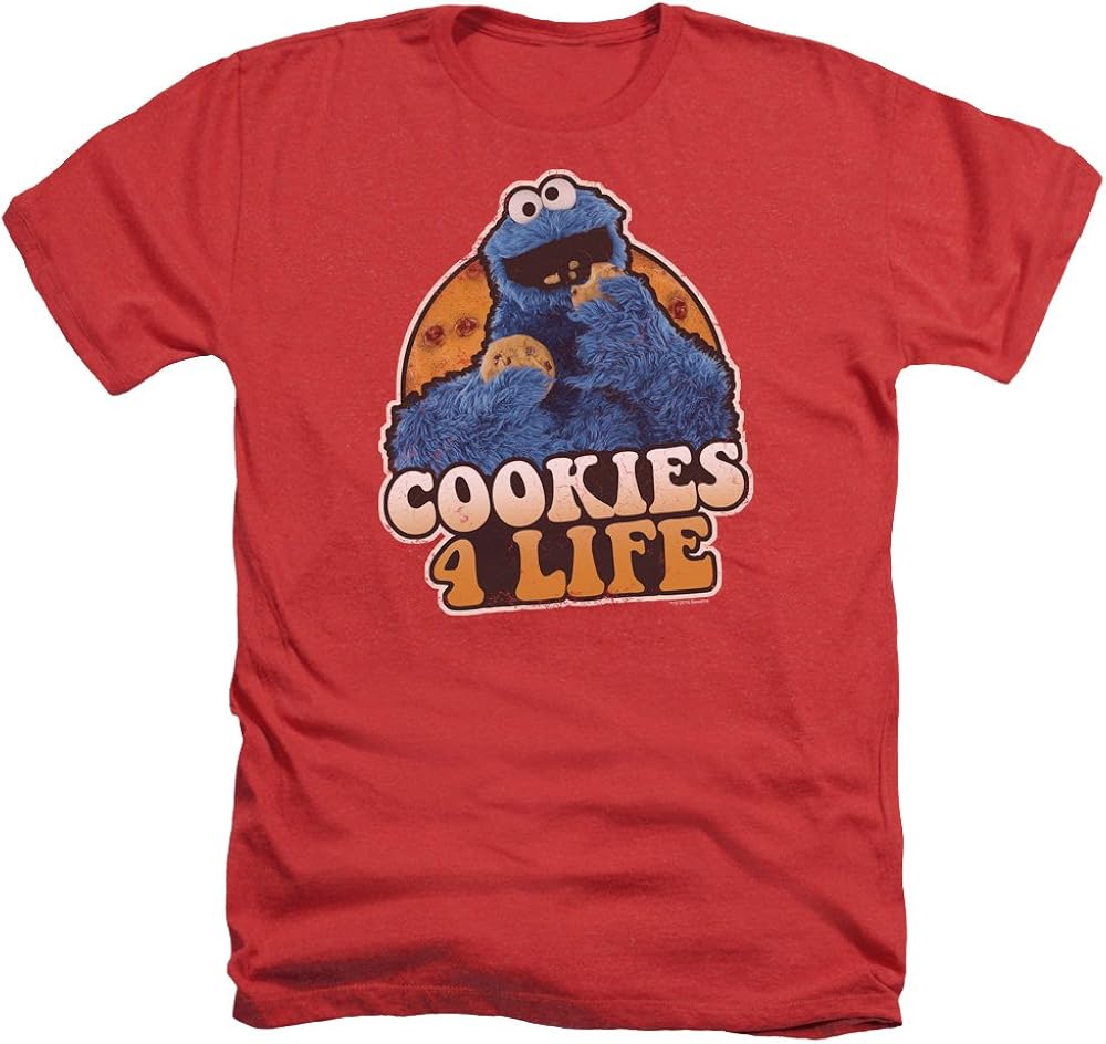 A&E Designs Cookie Monster Shirt Cookies 4 Life Heather T
