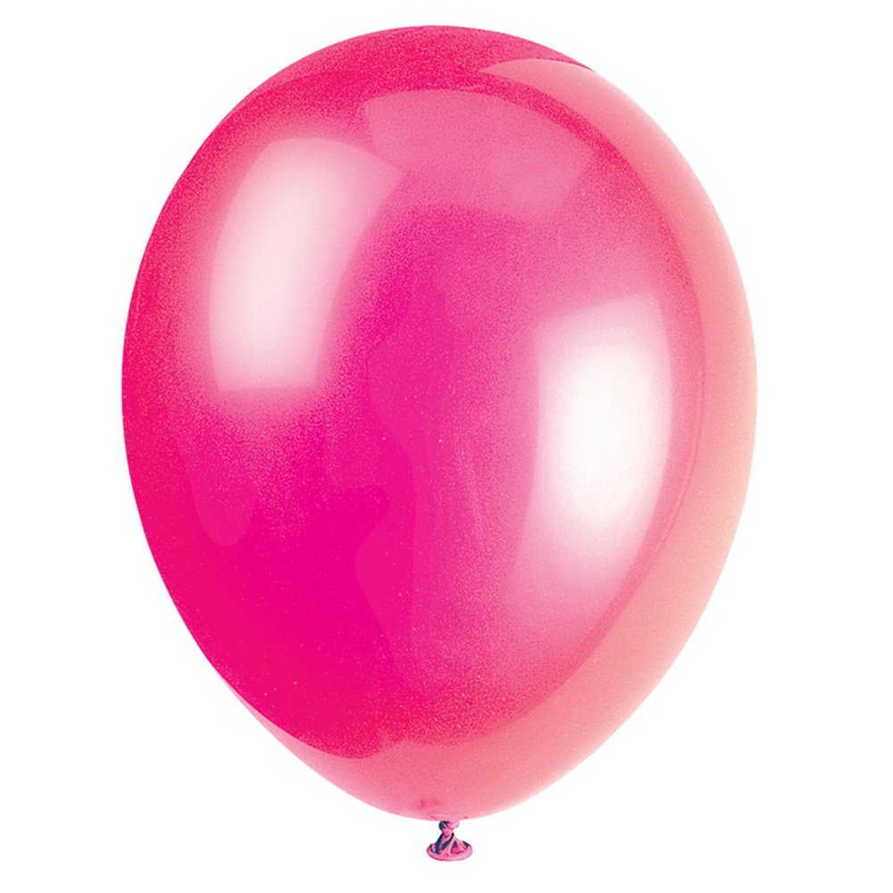 Unique Party 56851 - 12" Latex Fuchsia Pink Balloons, Pack of 50 — image 1