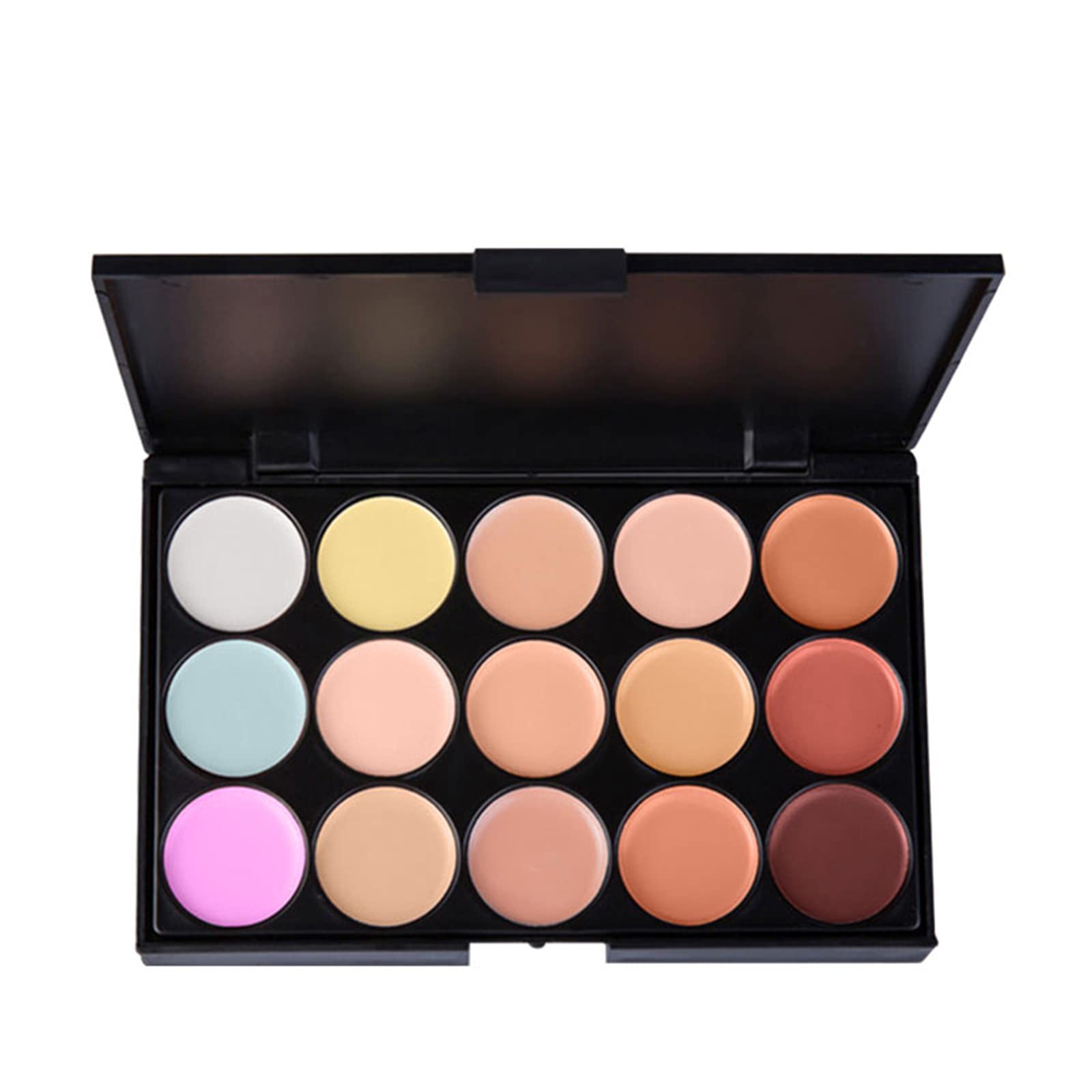 FantasyDay® Professional 15 Colours Cream Concealer Camouflage Makeup Palette Contouring Kit #1 - Ideal for Professional and Daily Use